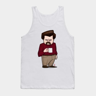 Ron Swanson Parks and Recreation Tank Top